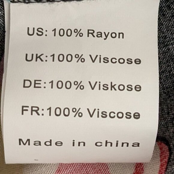 KORMEI Multi-Colored Floral, Short Sleeve High-Low Faux Wrap Midi Dress; Size S - Picture 6 of 7